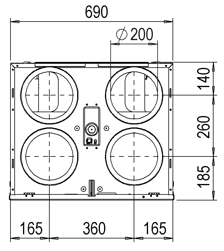 Ventilatsiooniseade Airobot V4 PRO ERV(niiskustagastusega) - Pilt 3