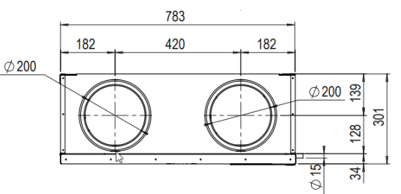 Ventilatsiooniseade Airobot L5 PRO ERV(niiskustagastusega) - Pilt 5
